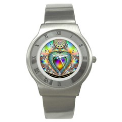 Rainbow Fractal Stainless Steel Watch