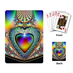 Rainbow Fractal Playing Card
