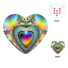 Rainbow Fractal Playing Cards (Heart) 