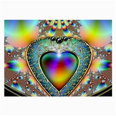 Rainbow Fractal Large Glasses Cloth