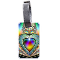 Rainbow Fractal Luggage Tags (Two Sides)