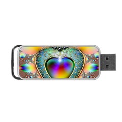 Rainbow Fractal Portable USB Flash (Two Sides)