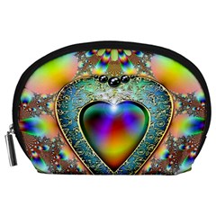 Rainbow Fractal Accessory Pouches (Large) 