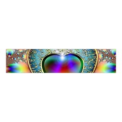 Rainbow Fractal Velvet Scrunchie