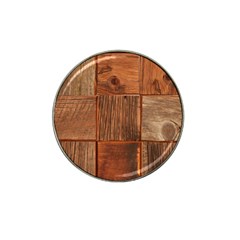 Barnwood Unfinished Hat Clip Ball Marker