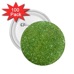 Green Glitter Abstract Texture 2 25  Buttons (100 Pack)  by dflcprints