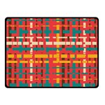 Colorful Line Segments Fleece Blanket (Small)