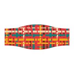 Colorful Line Segments Stretchable Headband by linceazul