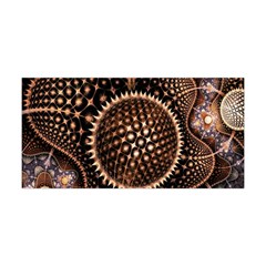 Brown Fractal Balls And Circles Yoga Headband