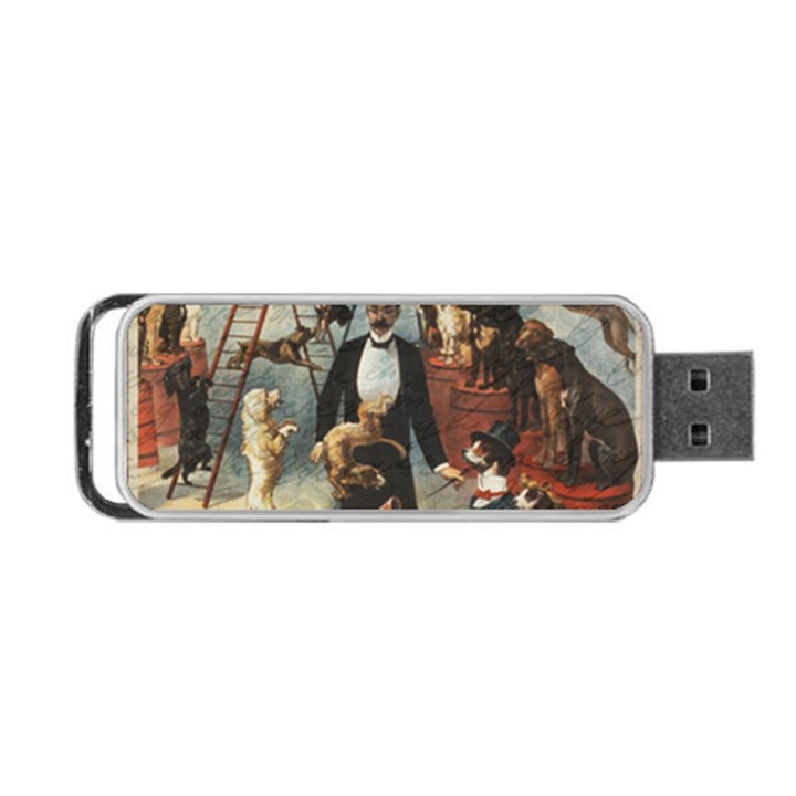 Dog circus Portable USB Flash (One Side)