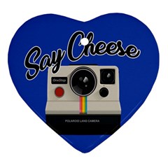 Say Cheese Ornament (heart) by Valentinaart