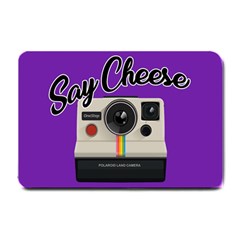 Say Cheese Small Doormat  by Valentinaart