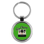 Say Cheese Key Chains (Round)  Front