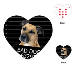 Bed Dog Playing Cards (heart) 