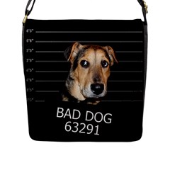 Bed Dog Flap Messenger Bag (l)  by Valentinaart