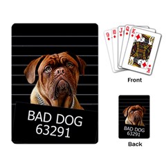 Bed Dog Playing Card by Valentinaart