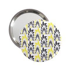 Tricolored Geometric Pattern 2.25  Handbag Mirrors