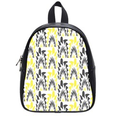 Tricolored Geometric Pattern School Bags (Small) 