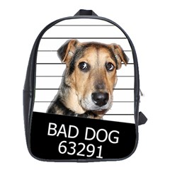Bad Dog School Bags (xl)  by Valentinaart