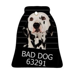 Bad Dog Bell Ornament (two Sides) by Valentinaart