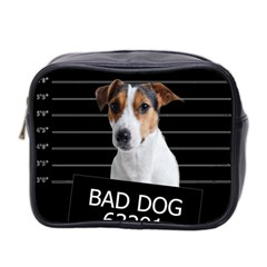 Bad Dog Mini Toiletries Bag 2-side by Valentinaart