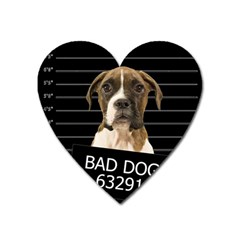 Bad Dog Heart Magnet by Valentinaart