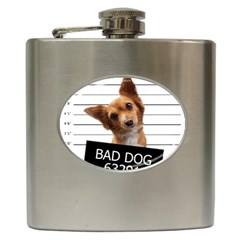 Bad Dog Hip Flask (6 Oz) by Valentinaart