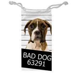 Bad Dog Jewelry Bag by Valentinaart