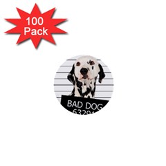 Bad Dog 1  Mini Buttons (100 Pack)  by Valentinaart