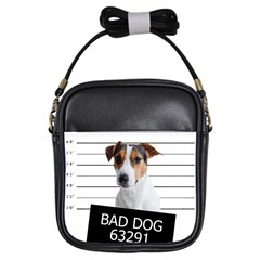 Bad Dog Girls Sling Bags by Valentinaart