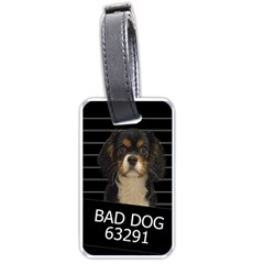 Bad Dog Luggage Tags (one Side)  by Valentinaart