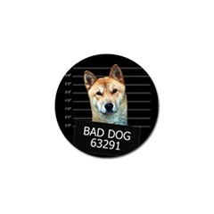 Bad Dog Golf Ball Marker by Valentinaart