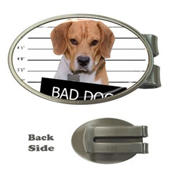 Bad Dog Money Clips (oval)  by Valentinaart