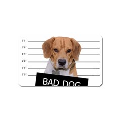 Bad Dog Magnet (name Card) by Valentinaart