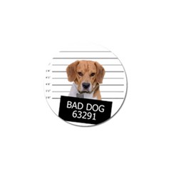 Bad Dog Golf Ball Marker by Valentinaart