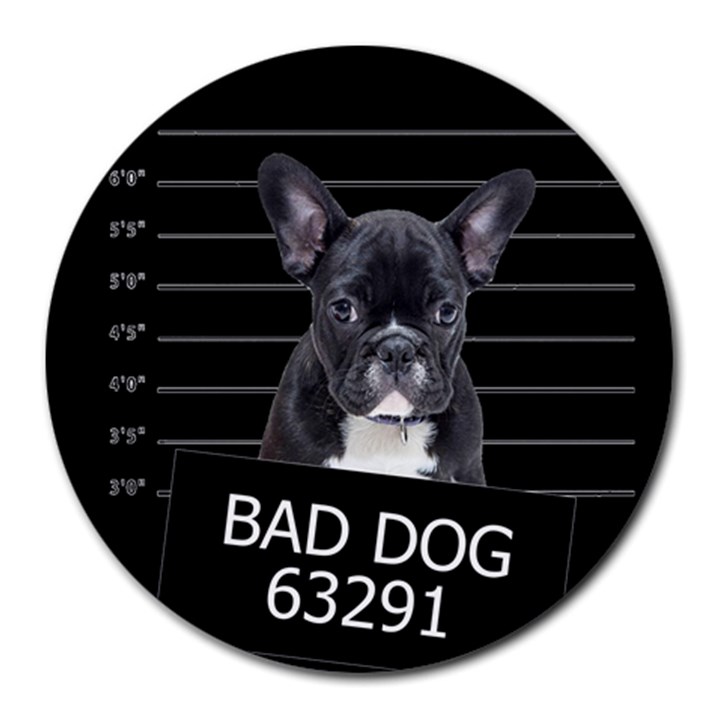 Bad dog Round Mousepads