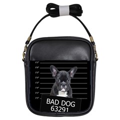 Bad Dog Girls Sling Bags by Valentinaart