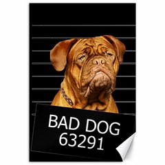 Bad Dog Canvas 24  X 36  by Valentinaart