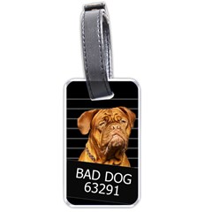 Bad Dog Luggage Tags (one Side)  by Valentinaart