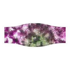 Purple Green Paint Texture          Stretchable Headband by LalyLauraFLM