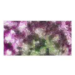 Purple Green Paint Texture      Satin Shawl by LalyLauraFLM