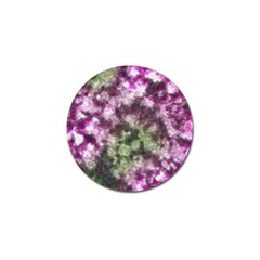 Purple Green Paint Texture          Golf Ball Marker (4 Pack) by LalyLauraFLM