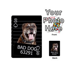 Bad Dog Playing Cards 54 (mini)  by Valentinaart