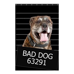 Bad Dog Shower Curtain 48  X 72  (small)  by Valentinaart