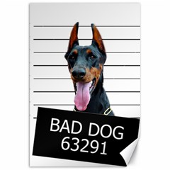 Bad Dog Canvas 20  X 30   by Valentinaart