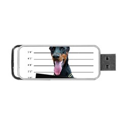 Bad Dog Portable Usb Flash (one Side) by Valentinaart