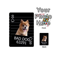 Bad Dog Playing Cards 54 (mini)  by Valentinaart