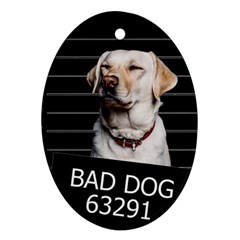 Bad dog Ornament (Oval)