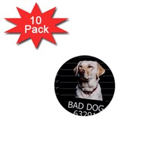 Bad Dog 1  Mini Buttons (10 Pack)  by Valentinaart