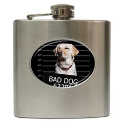 Bad Dog Hip Flask (6 Oz) by Valentinaart